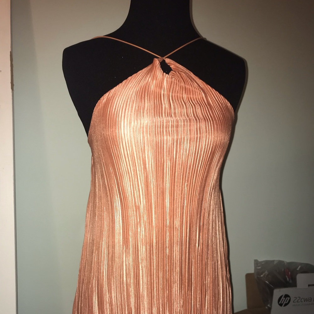 Petite Girl Stye Peach Dress